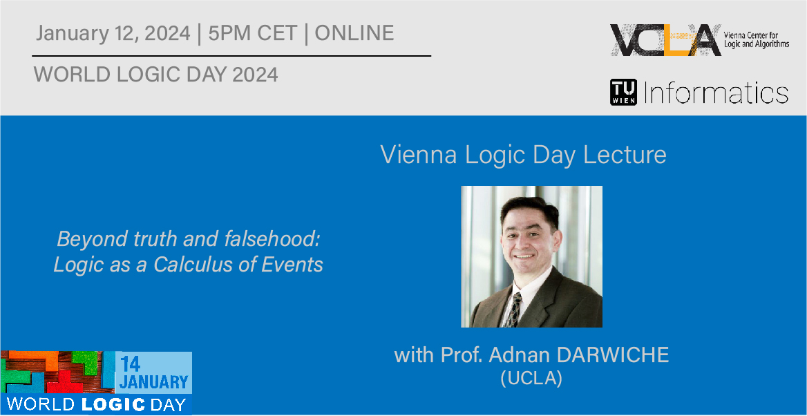 Vienna Logic Day Lecture World Logic Day   WLD 2024 Darwiche 